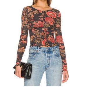 Free People Dreamed Of You Longsleeve Floral